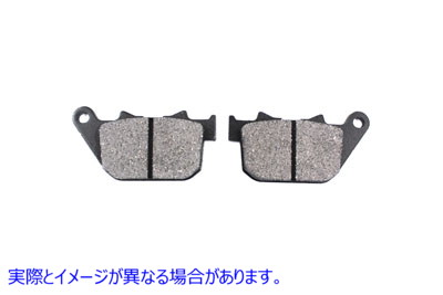 23-1950 Duro セミメタリック リア ブレーキ パッド セット 取寄せ Vツイン Duro Semi-Metallic Rear Brake Pad Set (検索用／42