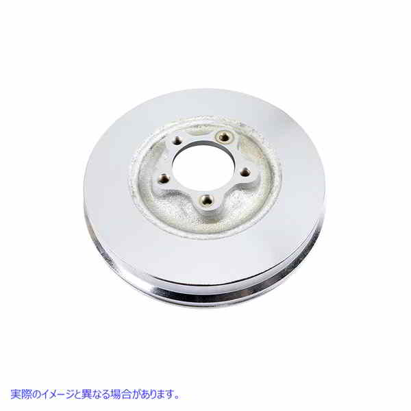 23-2212 フロントブレーキドラムサテンクローム 取寄せ Vツイン Front Brake Drum Satin Chrome (検索用／44111-48