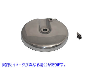 23-2223 ブレーキバッキングプレート左側ポリッシュ 取寄せ Vツイン Brake Backing Plate Left Side Polished (検索用／44141-50