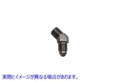 23-4293 ブレーキホースアダプターフィッティング45° Brake Hose Adapter Fitting 45ｰ 取寄せ Vツイン (検索用／ Edelbrock R42