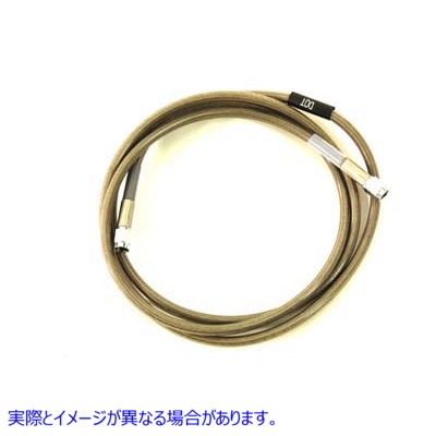 23-5840 ステンレスブレーキホース 80インチ Stainless Steel Brake Hose 80 inch 取寄せ Vツイン (検索用／ Edelbrock R58330S