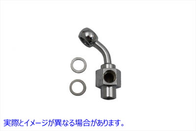 23-6037 10mm バンジョー ブレーキ ホース フィッティング 35° 10mm Banjo Brake Hose Fitting 35ｰ 取寄せ Vツイン (検索用／ E