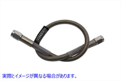 23-8030 ステンレスブレーキホース 15インチ Stainless Steel Brake Hose 15 inch 取寄せ Vツイン (検索用／ Edelbrock R58032S