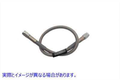 23-8040 ステンレスブレーキホース 17インチ Stainless Steel Brake Hose 17 inch 取寄せ Vツイン (検索用／ Edelbrock R58042S