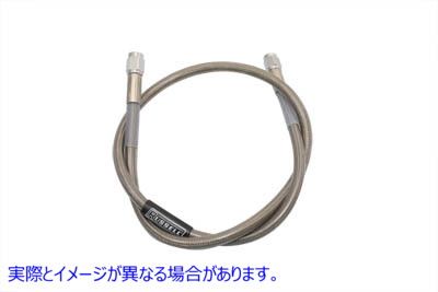 23-8100 ステンレスブレーキホース 28インチ Stainless Steel Brake Hose 28 inch 取寄せ Vツイン (検索用／ Edelbrock R58102S