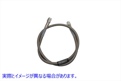 23-8110 ステンレスブレーキホース 30インチ Stainless Steel Brake Hose 30 inch 取寄せ Vツイン (検索用／ Edelbrock R58112S