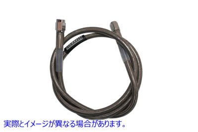 23-8140 ステンレスブレーキホース 38インチ Stainless Steel Brake Hose 38 inch 取寄せ Vツイン (検索用／ Edelbrock R58142S