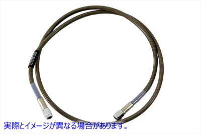 23-8160 ステンレスブレーキホース 47インチ Stainless Steel Brake Hose 47 inch 取寄せ Vツイン (検索用／ Edelbrock R58162S