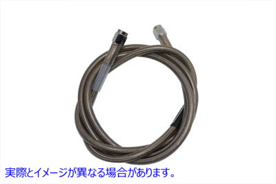 23-8180 ステンレスブレーキホース 54インチ Stainless Steel Brake Hose 54 inch 取寄せ Vツイン (検索用／ Edelbrock R58182S