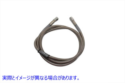 23-8192 ステンレスブレーキホース 45インチ Stainless Steel Brake Hose 45 inch 取寄せ Vツイン (検索用／ Edelbrock R58192S