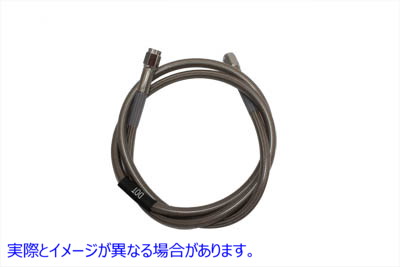 23-8262 ステンレスブレーキホース 44インチ Stainless Steel Brake Hose 44 inch 取寄せ Vツイン (検索用／ Edelbrock R58262S