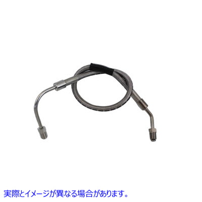 23-8810 ステンレススチール製リアブレーキホース 17-3/8 インチ Stainless Steel Rear Brake Hose 17-3/8 inch 取寄せ Vツイン