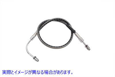 23-8910 ステンレススチール 23 インチフロントブレーキホース 取寄せ Vツイン Stainless Steel 23 inch Front Brake Hose (検索