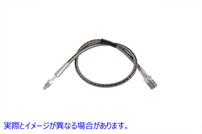 23-8914 ステンレススチール 24-5/8 インチ リアブレーキホース 取寄せ Vツイン Stainless Steel 24-5/8 inch Rear Brake Hose (