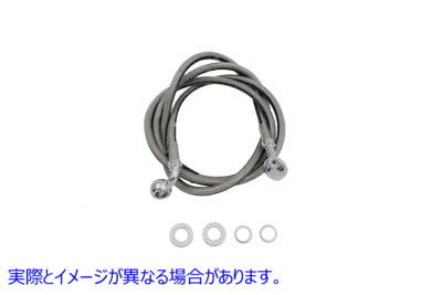 23-8947 ステンレススチール 52 インチフロントブレーキホース Stainless Steel 52 inch Front Brake Hose 取寄せ Vツイン (検索