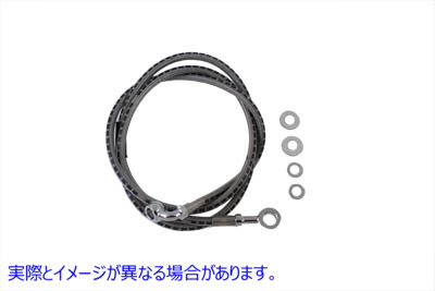 23-8948 ステンレススチール 54 インチフロントブレーキホース Stainless Steel 54 inch Front Brake Hose 取寄せ Vツイン (検索