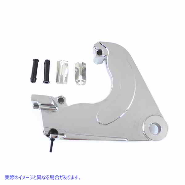 23-9047 リアキャリパーブラケット クローム 取寄せ Vツイン Rear Caliper Bracket Chrome (検索用／40929-87