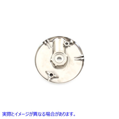 23-9231 クロームフロントブレーキバッキングプレート右側 取寄せ Vツイン Chrome Front Brake Backing Plate Right Side (検索