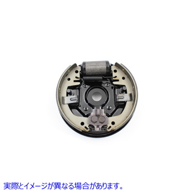 23-9242 リア油圧ブレーキ バッキング プレート キット ブラック 取寄せ Vツイン Rear Hydraulic Brake Backing Plate Kit Black