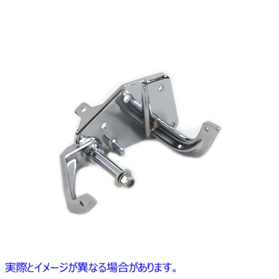 23-9246 ブレーキペダルマウントプレートクローム Brake Pedal Mount Plate Chrome 取寄せ Vツイン (検索用／42431-87A