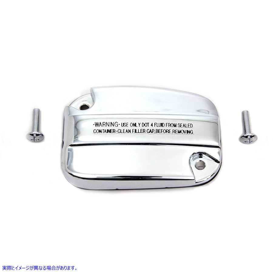 23-9317 クロームマスターシリンダーカバー Chrome Master Cylinder Cover 取寄せ Vツイン (検索用／36700094A