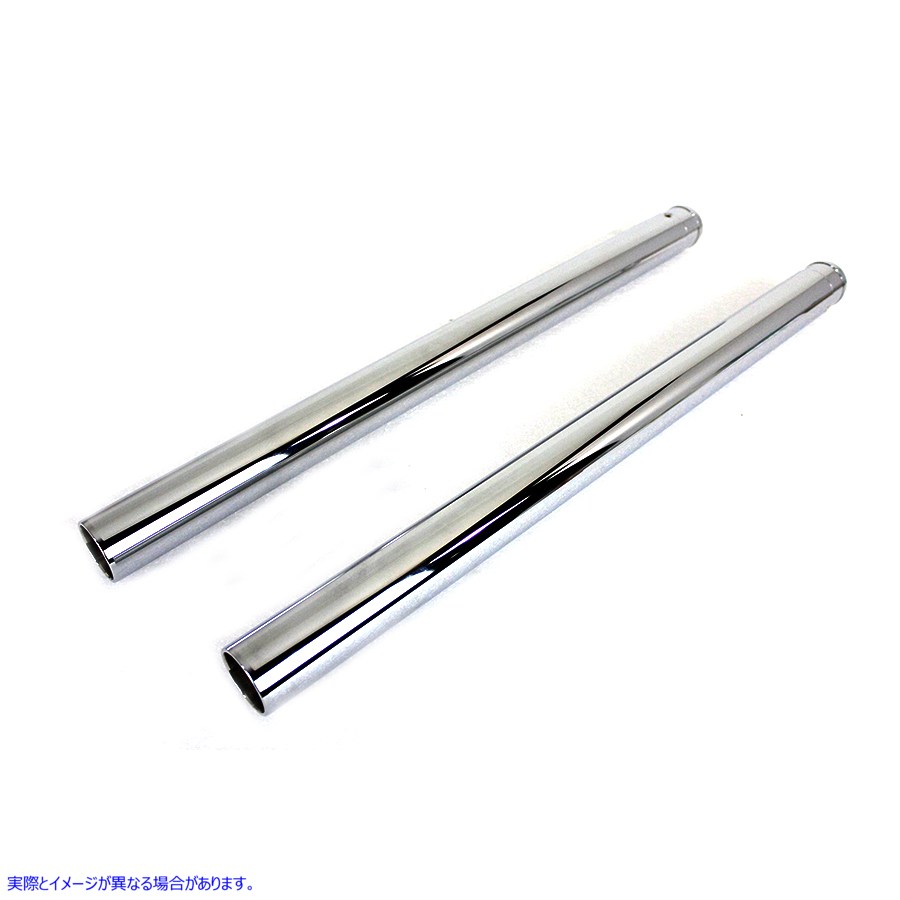 24-0050 ハードクロームフォークチューブセット4インチオーバーストック Hard Chrome Fork Tube Set 4 inch Over Stock 取寄せ V