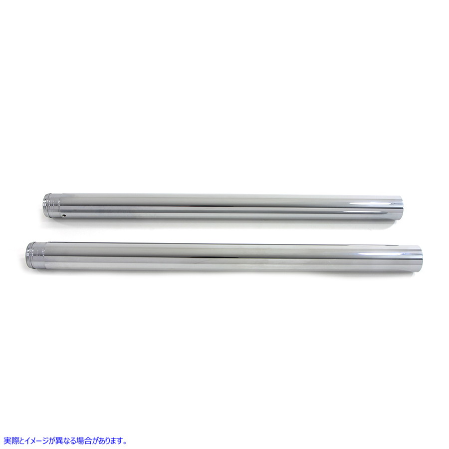 24-0052 Chrome Fork Tube Set 8 Over Stock 取寄せ Vツイン (検索用／
