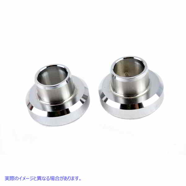 24-0119 レース付きクロームフォークネックカップセット Chrome Fork Neck Cup Set with Races 取寄せ Vツイン (検索用／48311-6