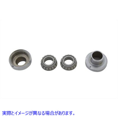 24-0126 クロームフォークネックカップセット 取寄せ Vツイン Chrome Fork Neck Cup Set (検索用／48311-48