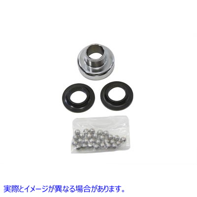 24-0135 クロームコンプリートネックカップキット Chrome Complete Neck Cup Kit 取寄せ Vツイン (検索用／