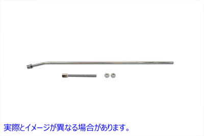 24-0142 クローム ブレーキ ケーブル チューブとアジャスター キット 取寄せ Vツイン Chrome Brake Cable Tube and Adjuster Kit
