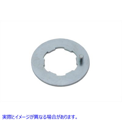 24-0174 ピン付きのフォークステアリングダンパープレート Fork Steering Damper Plate with Pin 取寄せ Vツイン (検索用／46720-48 V-Twin