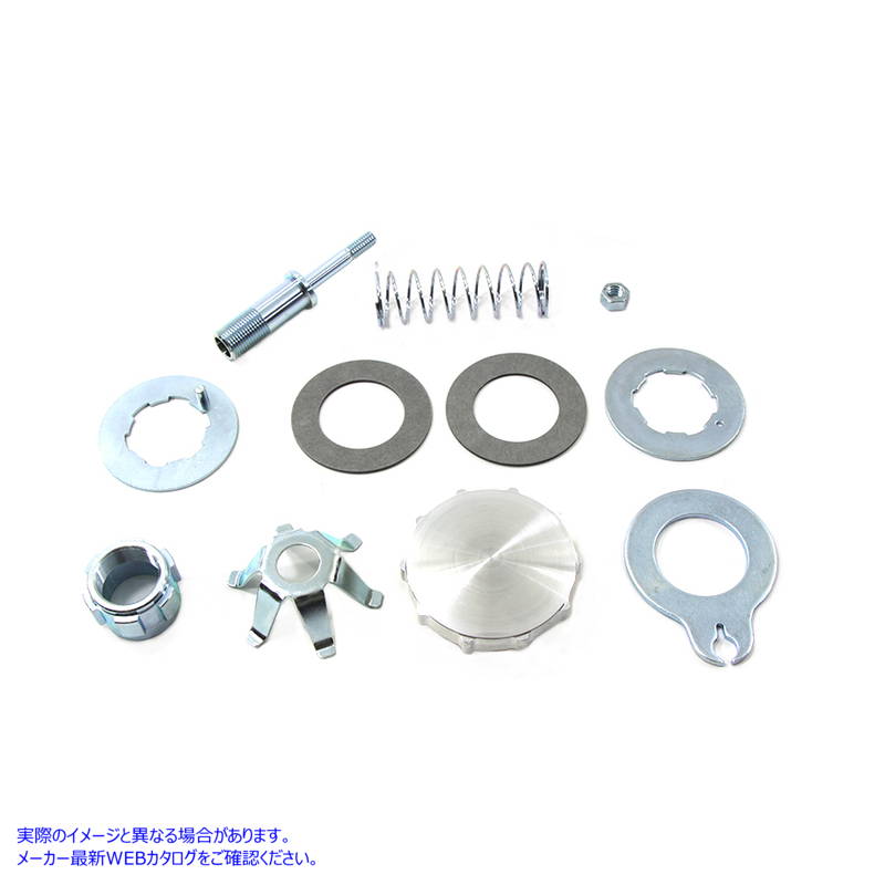 24-0202 フォークステアリングダンパーキット 取寄せ Vツイン Fork Steering Damper Kit (検索用／46700-60