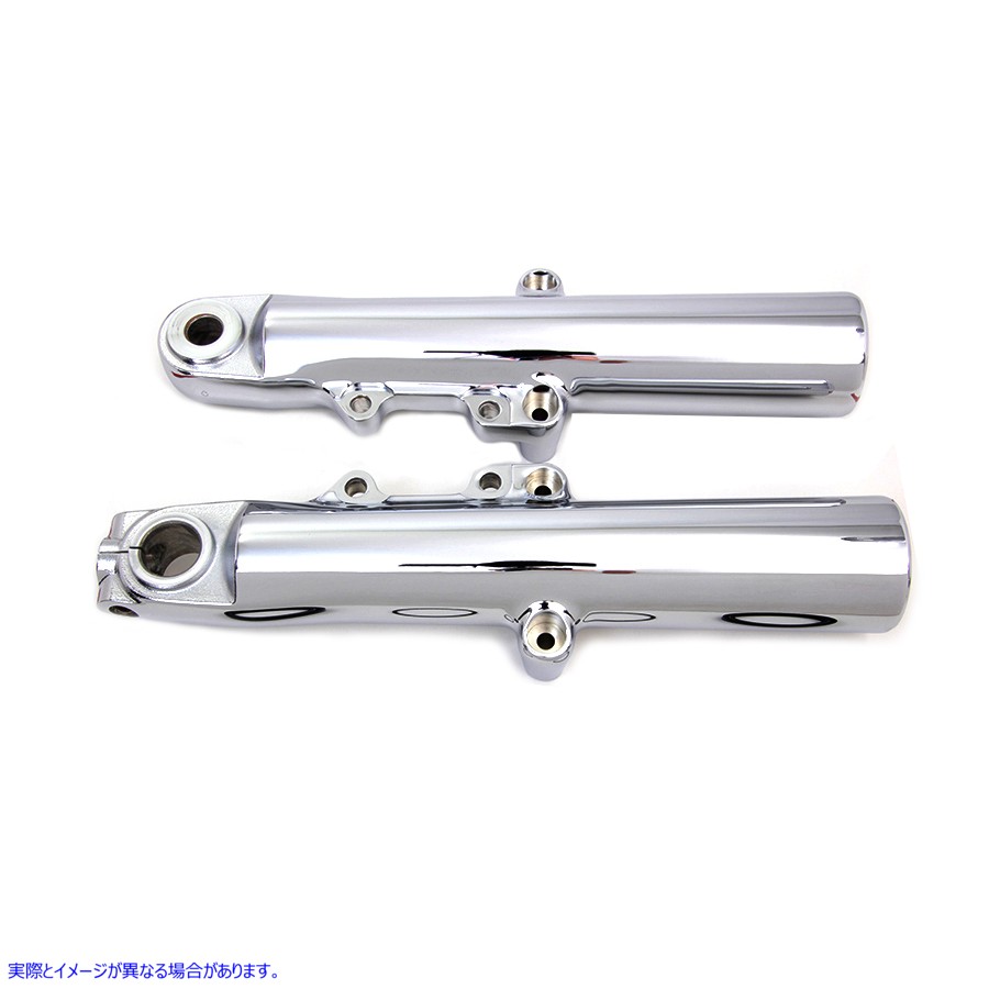 24-0394 クロームロア49mmフォークスライダー Chrome Lower 49mm Fork Slider 取寄せ Vツイン (検索用／45500171 45500109