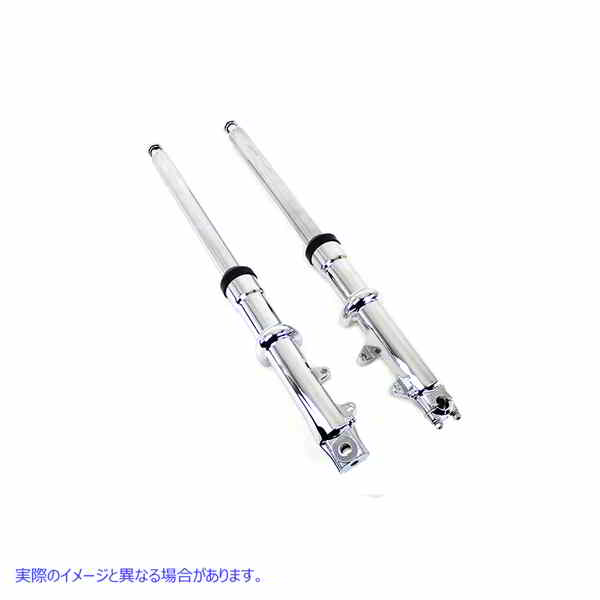 24-0516 41mm フォーク スライダー アセンブリ (クローム スライダー付き) 取寄せ Vツイン 41mm Fork Slider Assembly with Chro