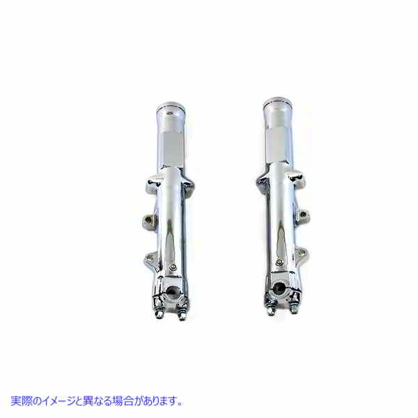 24-0541 クローム 35mm フォーク スライダー セット Chrome 35mm Fork Slider Set 取寄せ Vツイン (検索用／