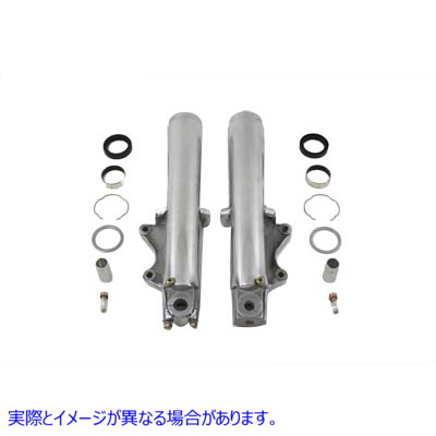 24-0593 ポリッシュ41mmフォークスライダーセット Polished 41mm Fork Slider Set 取寄せ Vツイン (検索用／45315-98