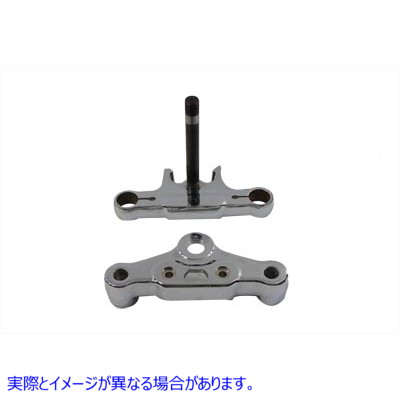 24-0719 トリプルツリーセットDスタイルクロム Triple Tree Set D Style Chrome 取寄せ Vツイン (検索用／ V-Twin