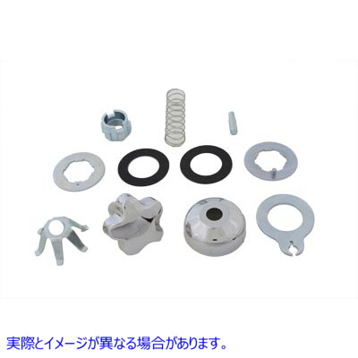 24-0753 クロームフォークダンパーキット 取寄せ Vツイン Chrome Fork Damper Kit (検索用／