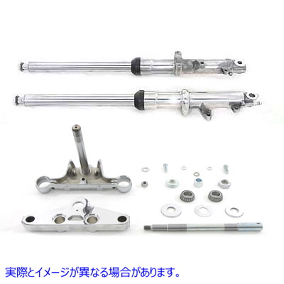 24-0779 41mm Fork Assembly with Polished Sliders 取寄せ Vツイン (検索用／