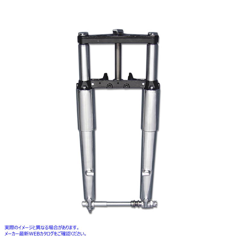 24-0789 41mm フォークアセンブリ (ポリッシュスライダー付き) 取寄せ Vツイン 41mm Fork Assembly with Polished Sliders (検索