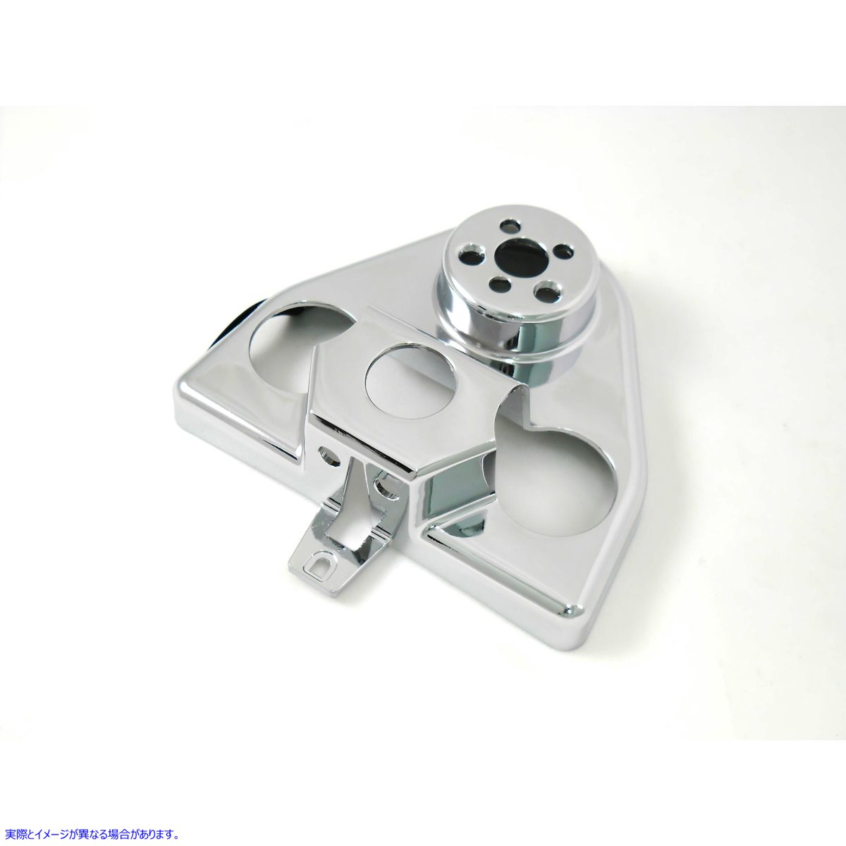 24-1045 クロームハンドルバーライザーカバー Chrome Handlebar Riser Cover 取寄せ Vツイン (検索用／55879-10