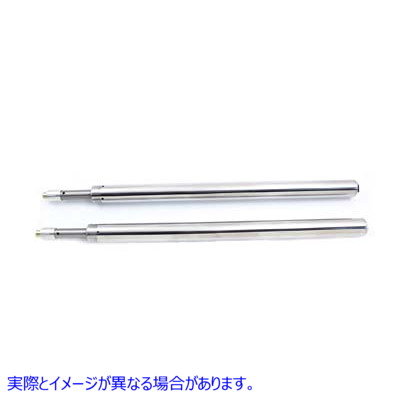 24-1049 49mm フォークチューブアセンブリ クローム 49mm Fork Tube Assembly Chrome 取寄せ Vツイン (検索用／