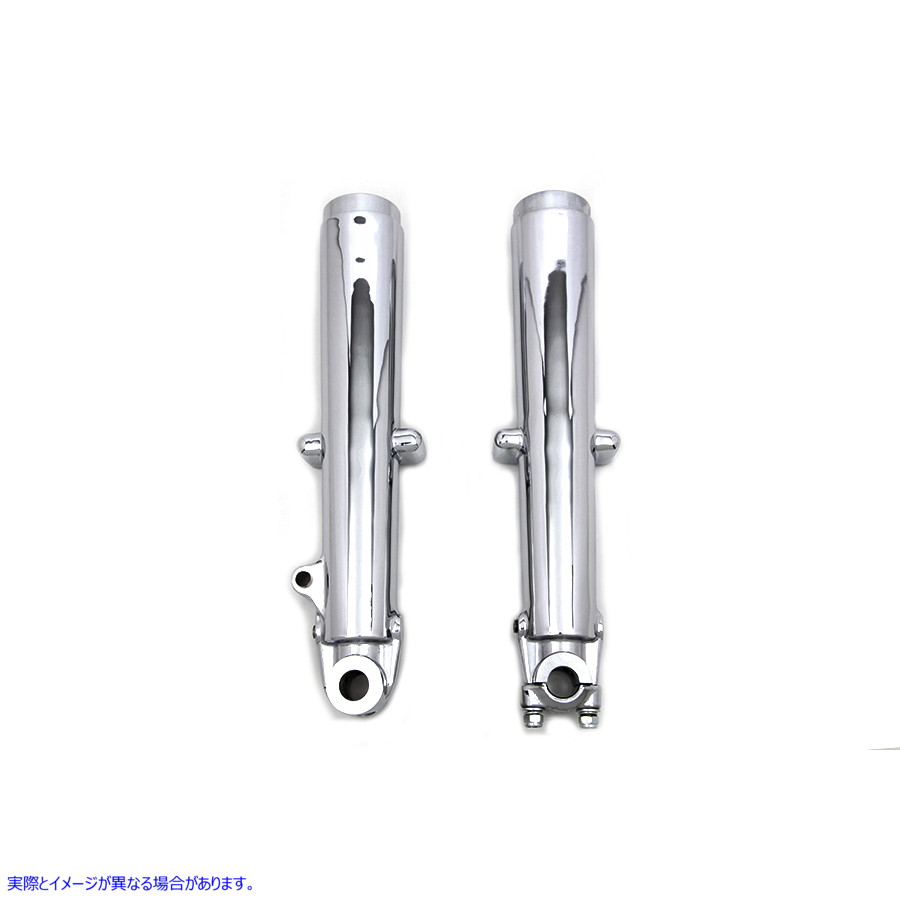 24-1089 Chrome Lower Fork Slider Set Only 取寄せ Vツイン (検索用／