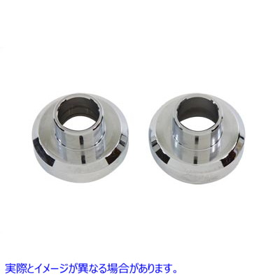 24-1098 フォークネックカップセット クローム 取寄せ Vツイン Fork Neck Cup Set Chrome (検索用／