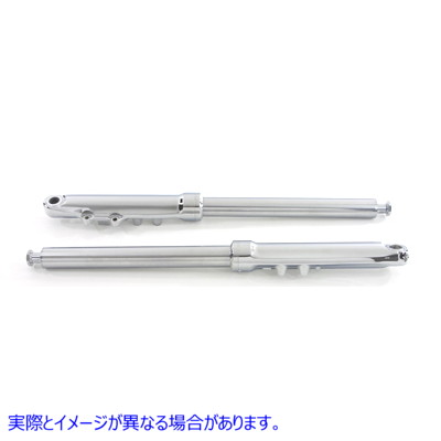 24-1283 OE 49mm Fork Slider Assembly with Chrome Sliders 取寄せ Vツイン (検索用／46950-08 46953-08B