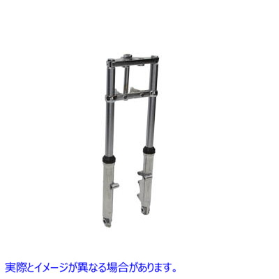 24-1501 ポリッシュスライダー付きフォークアセンブリ 取寄せ Vツイン Fork Assembly with Polished Sliders (検索用／