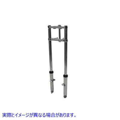 24-1509 ポリッシュスライダー付きフォークアセンブリ 2 インチオーバーストック 取寄せ Vツイン Fork Assembly with Polished S