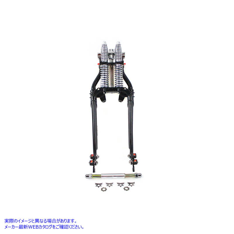 24-1570 18インチスプリングフォークキット ブラック 取寄せ Vツイン 18 inch Spring Fork Kit Black (検索用／