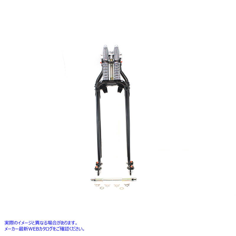 24-1574 25-1/2 インチ スプリング フォーク キット オフセット ブラック 取寄せ Vツイン 25-1/2 inch Spring Fork Kit Offset B